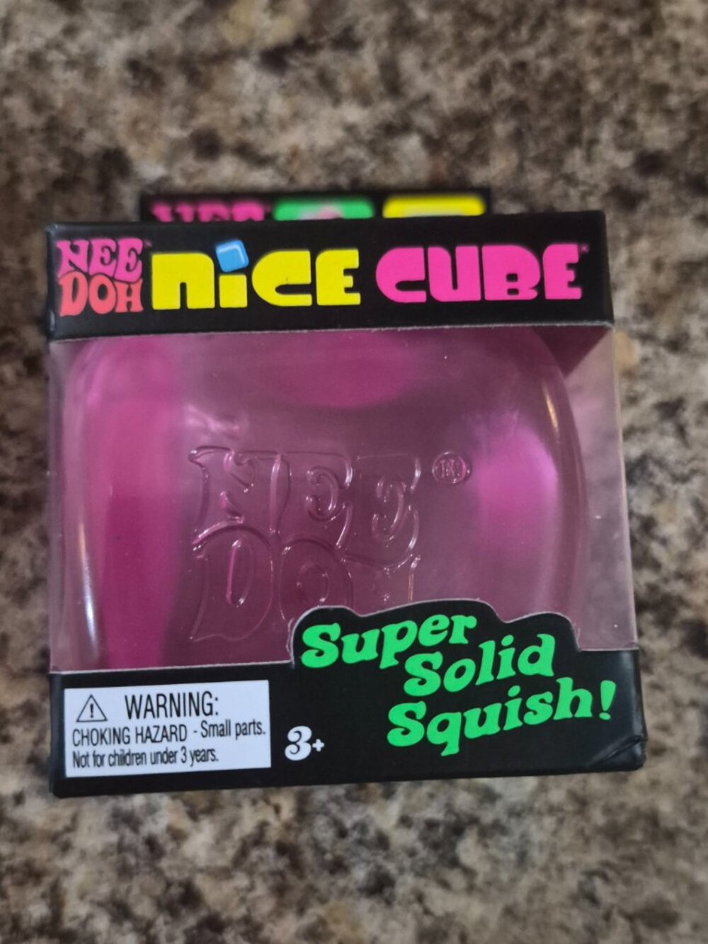 New In Box NeeDoh Nice Cube Pink